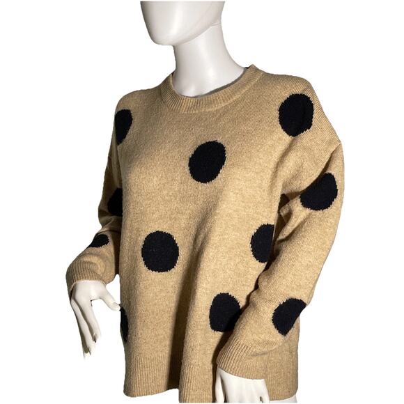 Madewell Dot Wool Blend Pullover Sweater - Picture 1 of 7